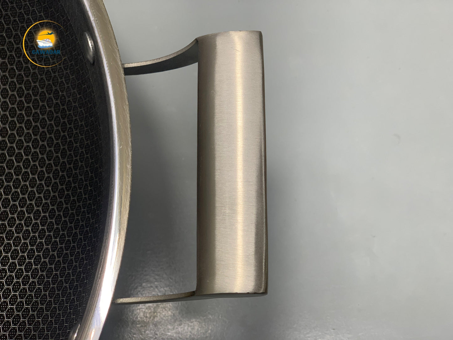 Laser Coated Honey Comb Pattern Deep/ Karahi /Handi