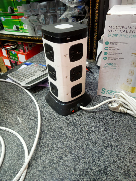 Multi Switched Vertical Socket