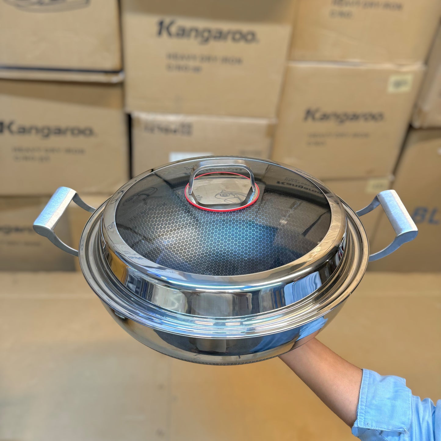 lot Imported Laser Crafted Non Stick 3 Ply Pan & Wok