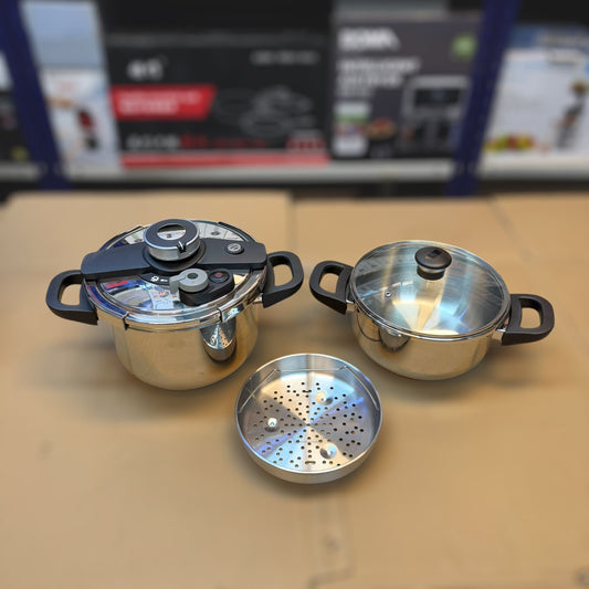 Unique Pro 4+6L Pressure Cooker - German Lot Imported