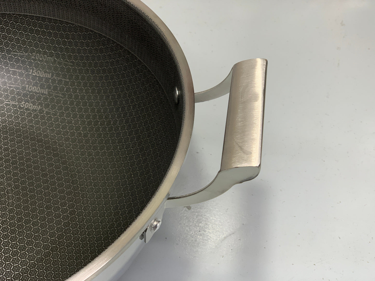 Laser Coated Honey Comb Pattern Deep/ Karahi /Handi