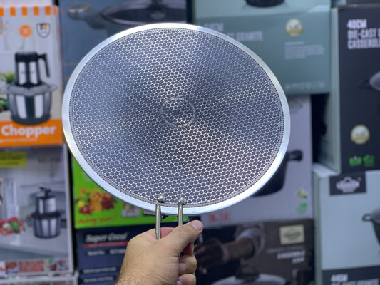 34-Cm Tawa |Honeycomb Pattern| 316 Steel Graded
