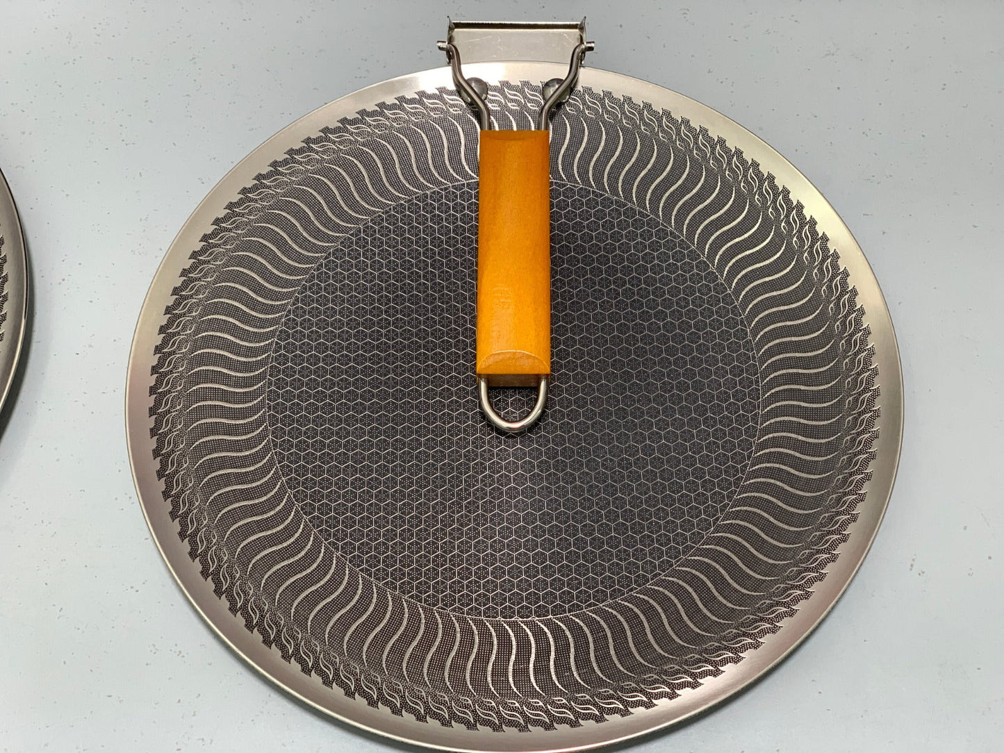 German Imported HoneyComb Laser Coating Tawa , Stainless Steel